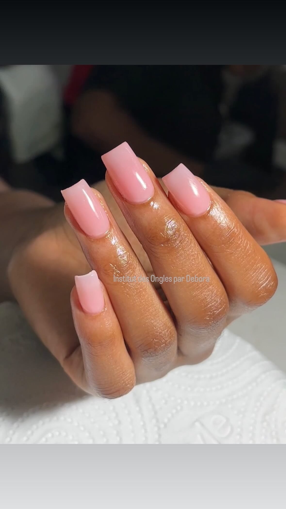 Ongle pre-fait Light pink ( carré Moyen)